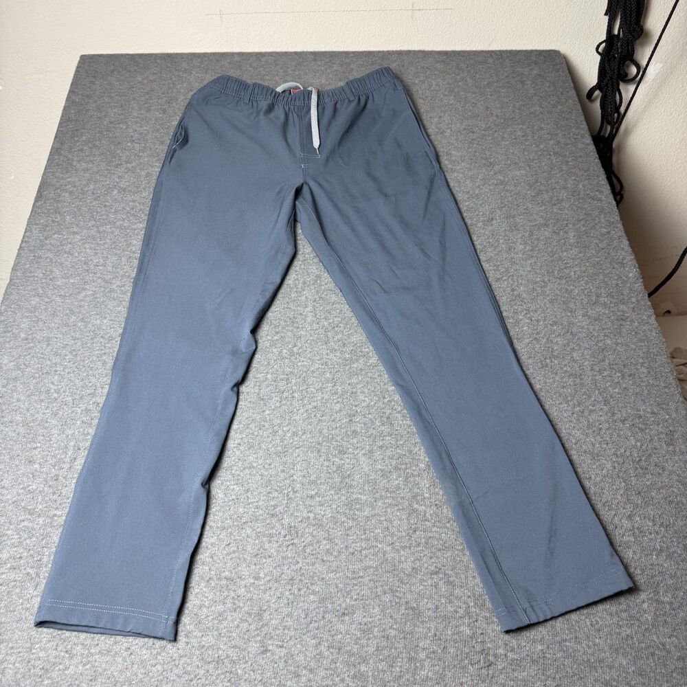 Burlebo Men's Performance Pants Size Medium Blue Stretch Pockets